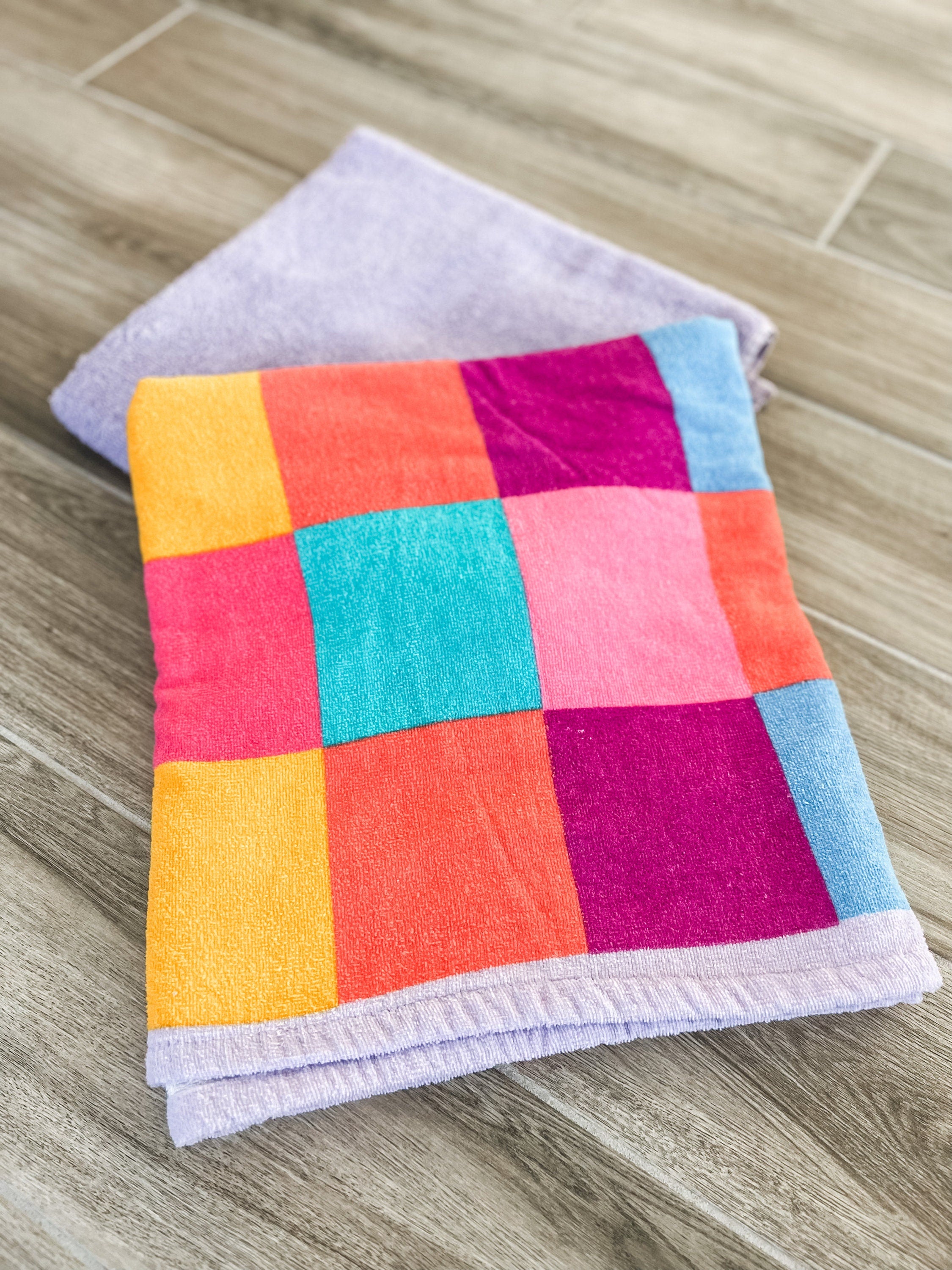 Pink Pixel Towel Pants