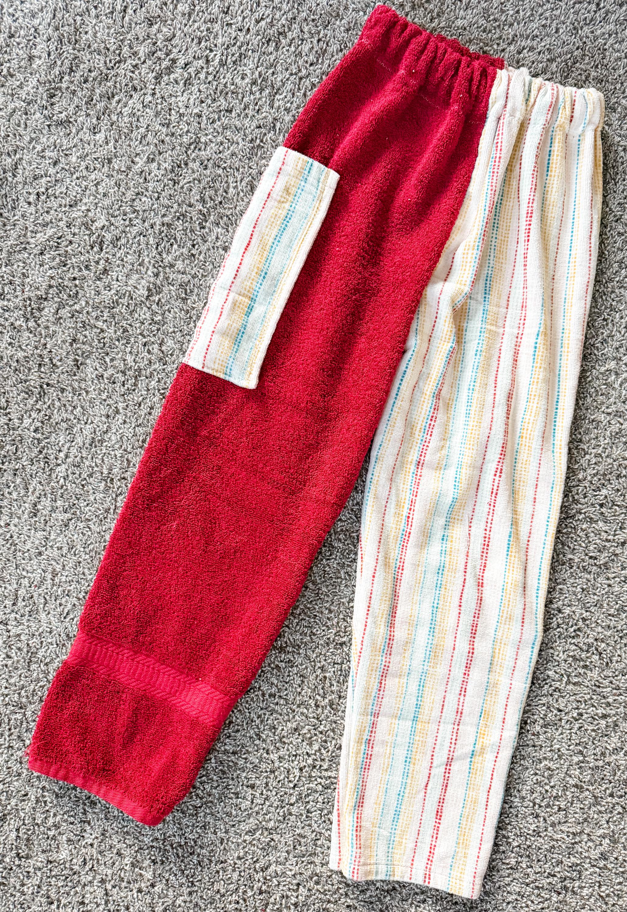Vintage Stitched Towel Pants