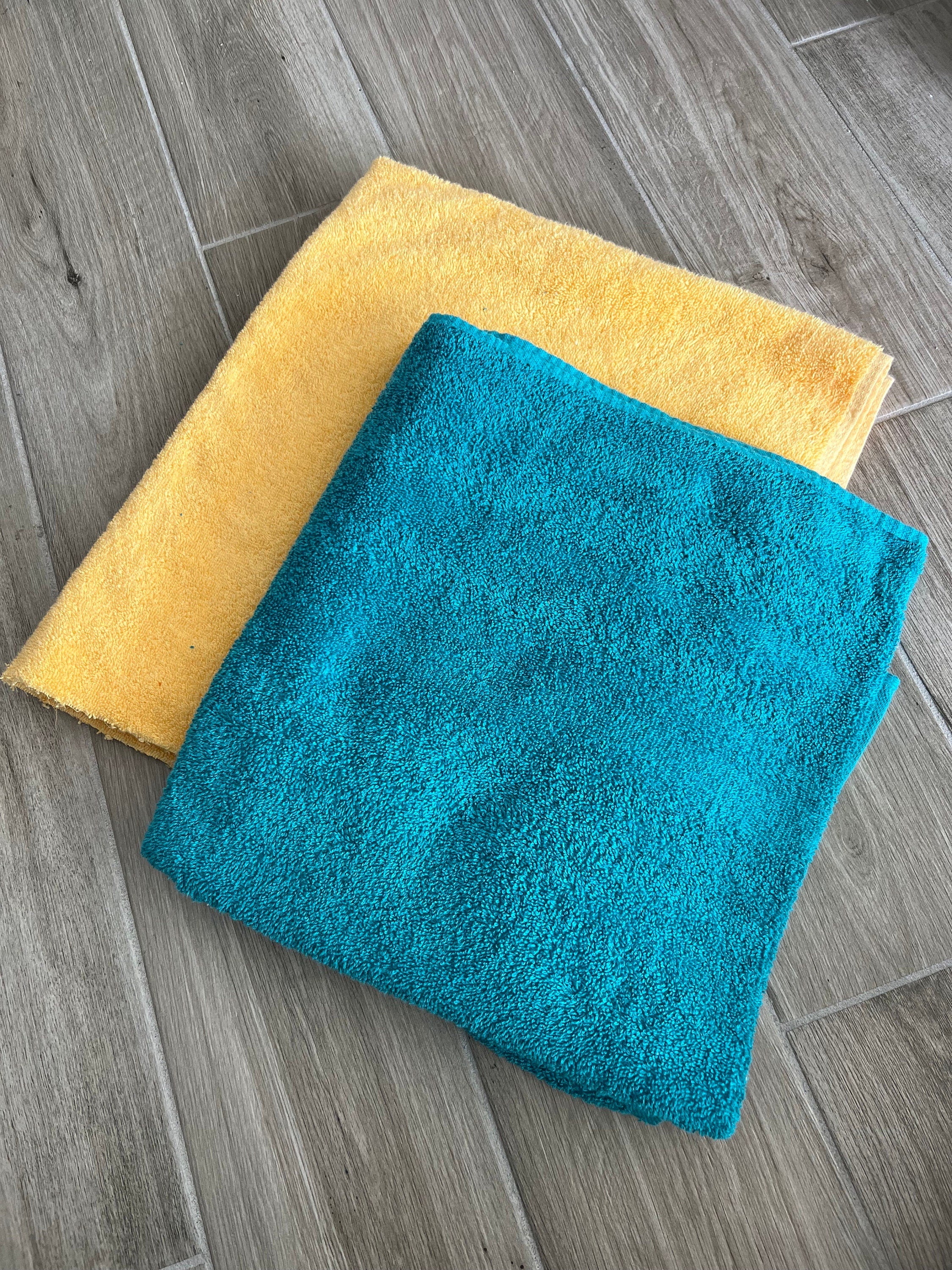 Just Yellow and Teal Towel Pants