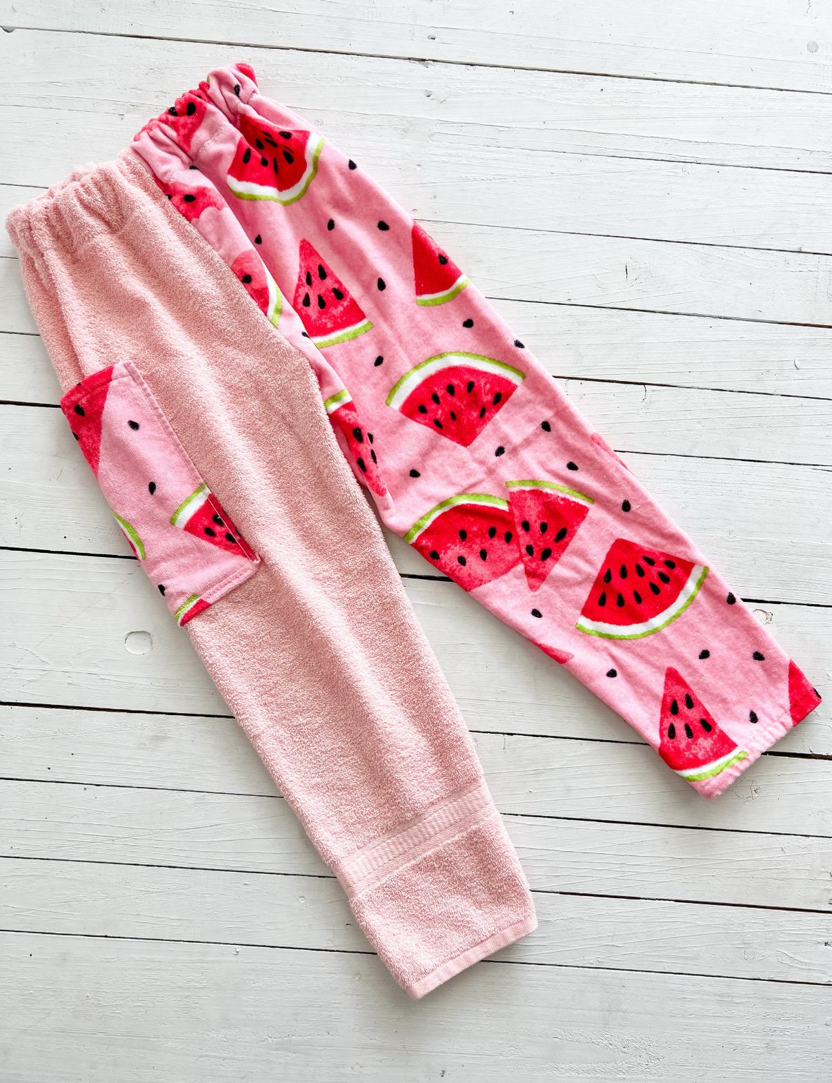 Watermelon Slice Towel Pants