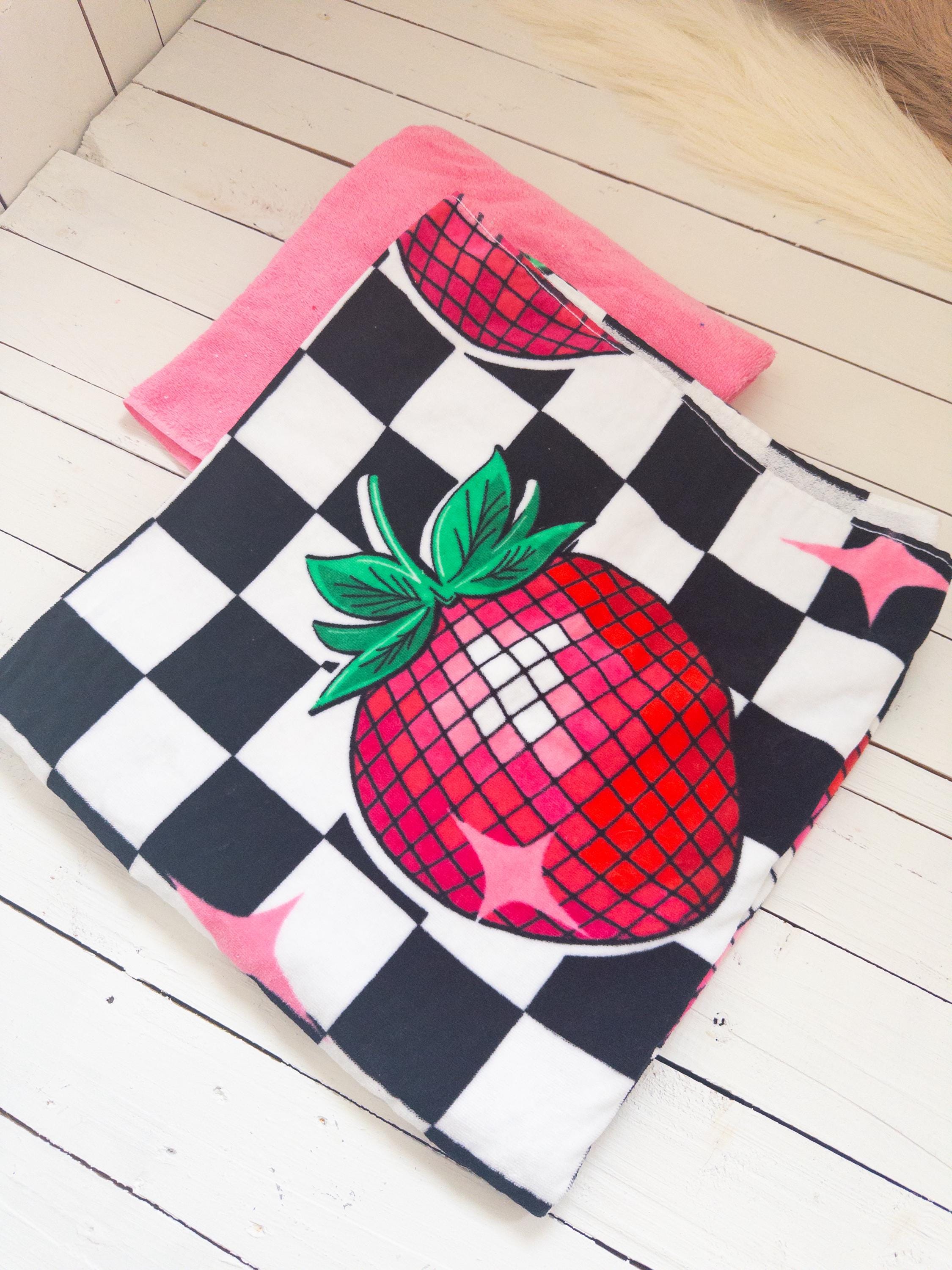 Strawberry Disco Towel Pants