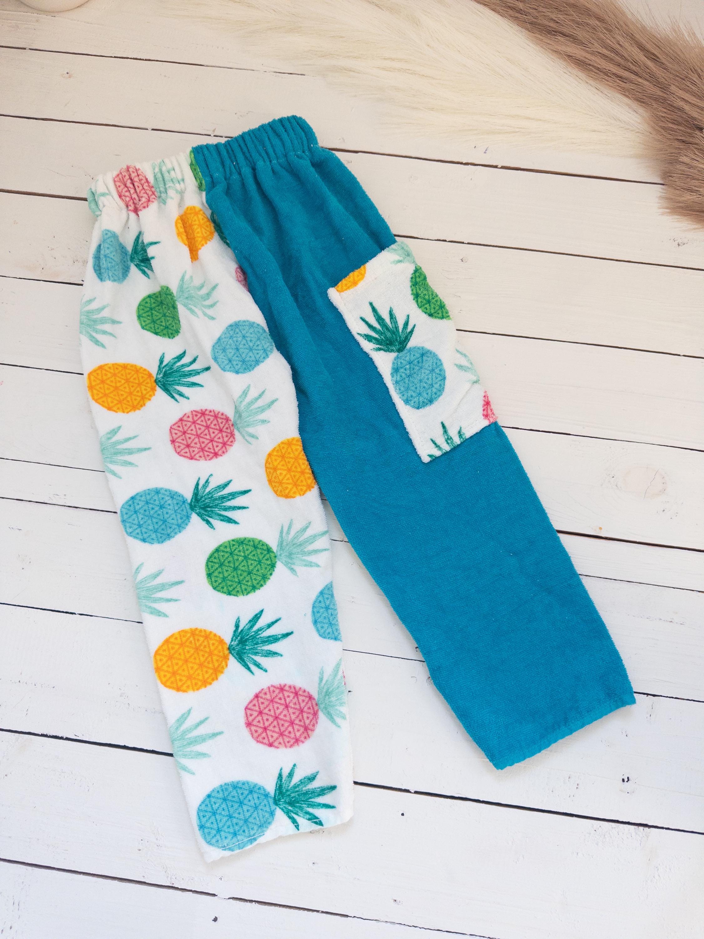 Summer Party Pineapple Towel Pants