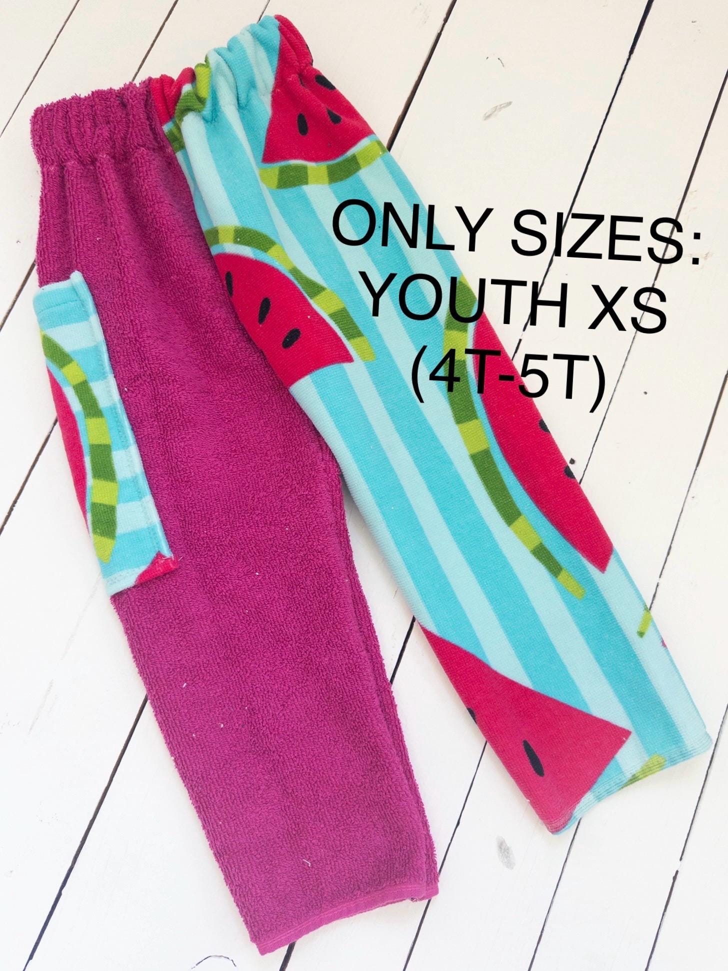 Stripes and Watermelons Towel Pants