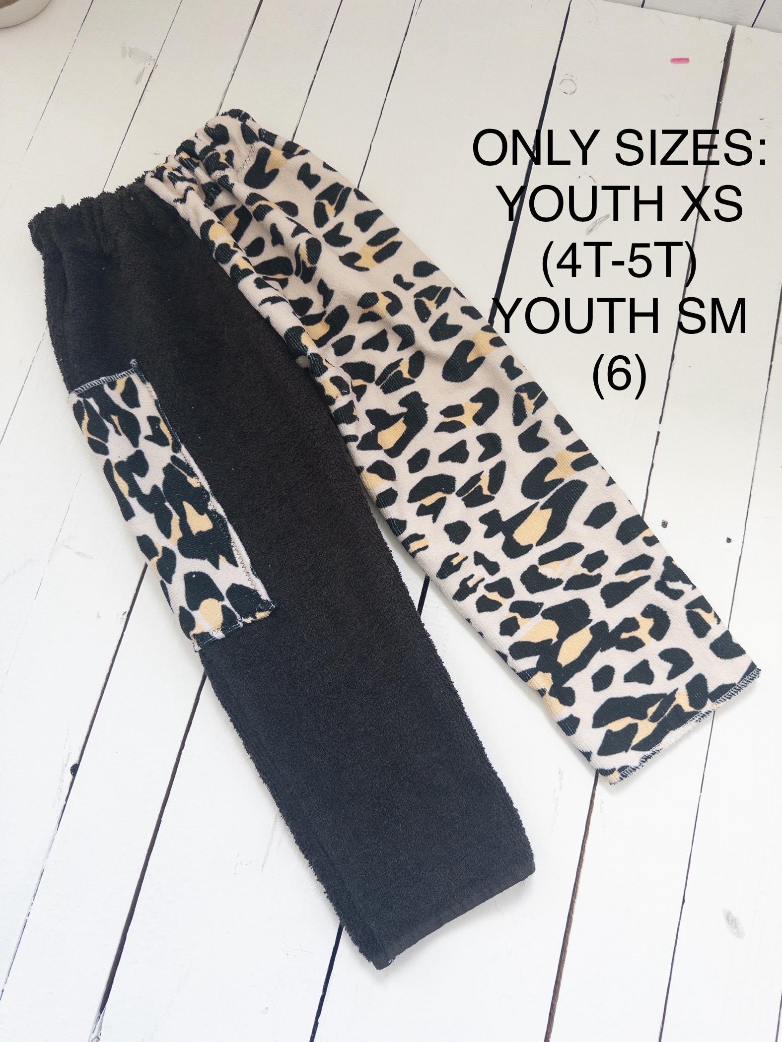 Leopard Microfiber Towel Pants