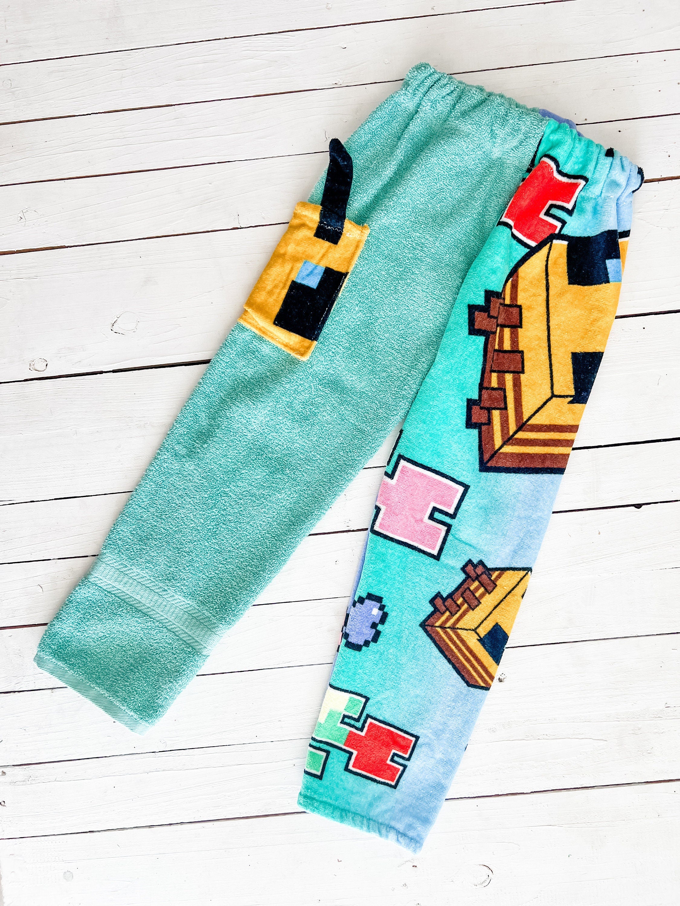 Pixel Gamer Bee Towel Pants