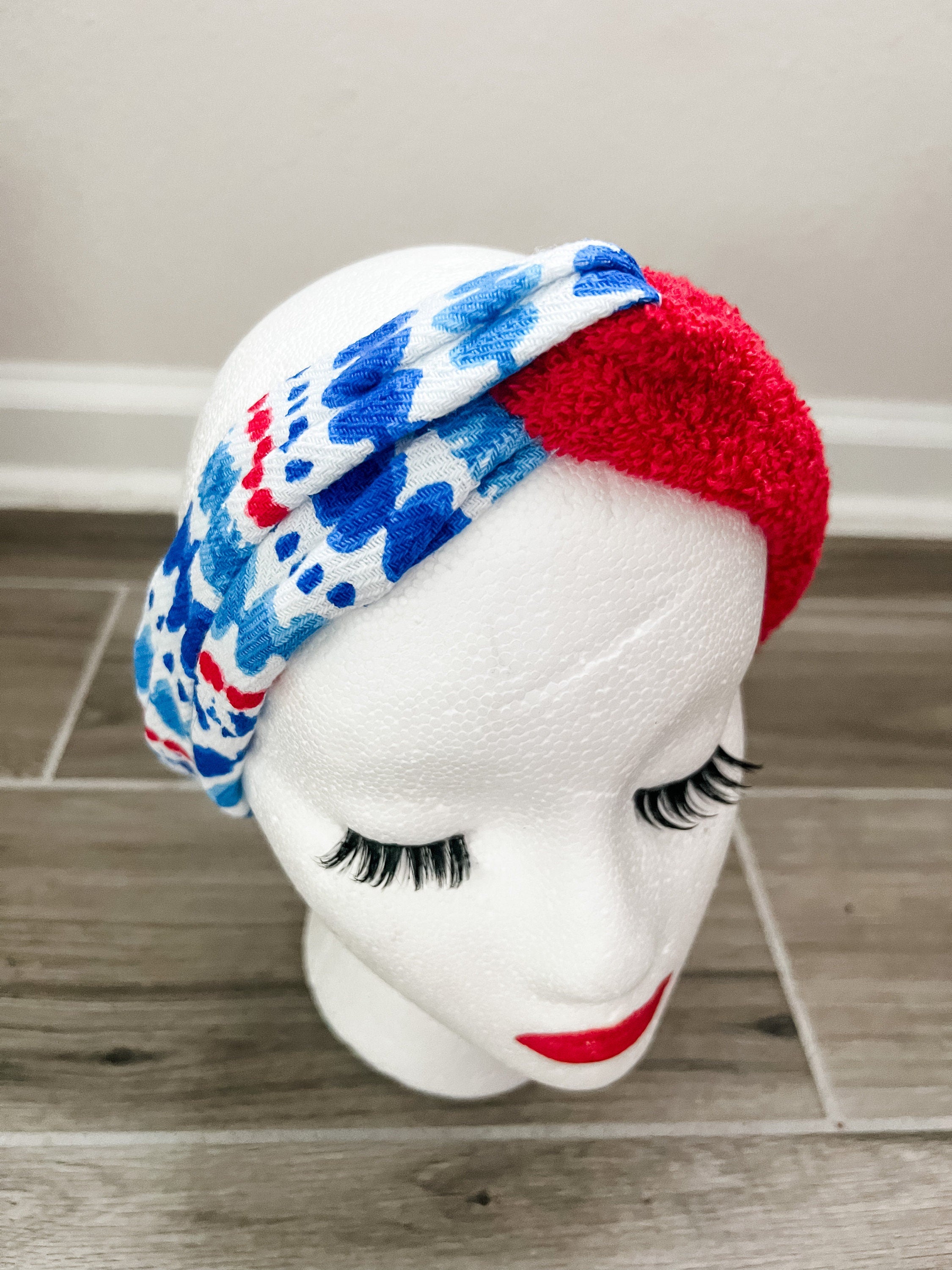 RW&B Spot 1PC Towel Headband