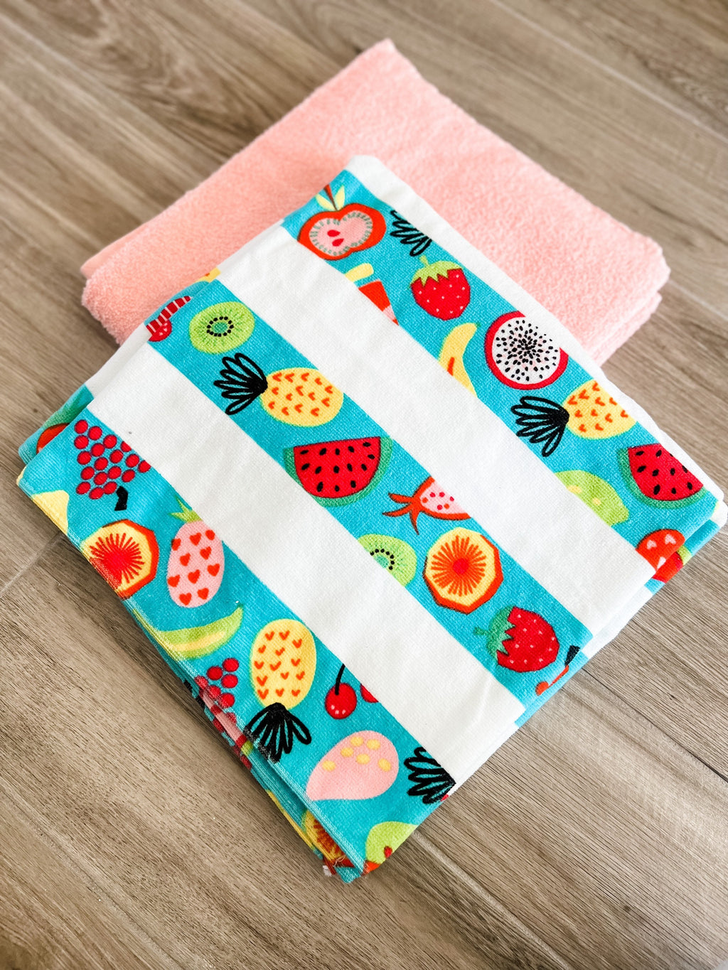 Fruit Stripe Towel Pants