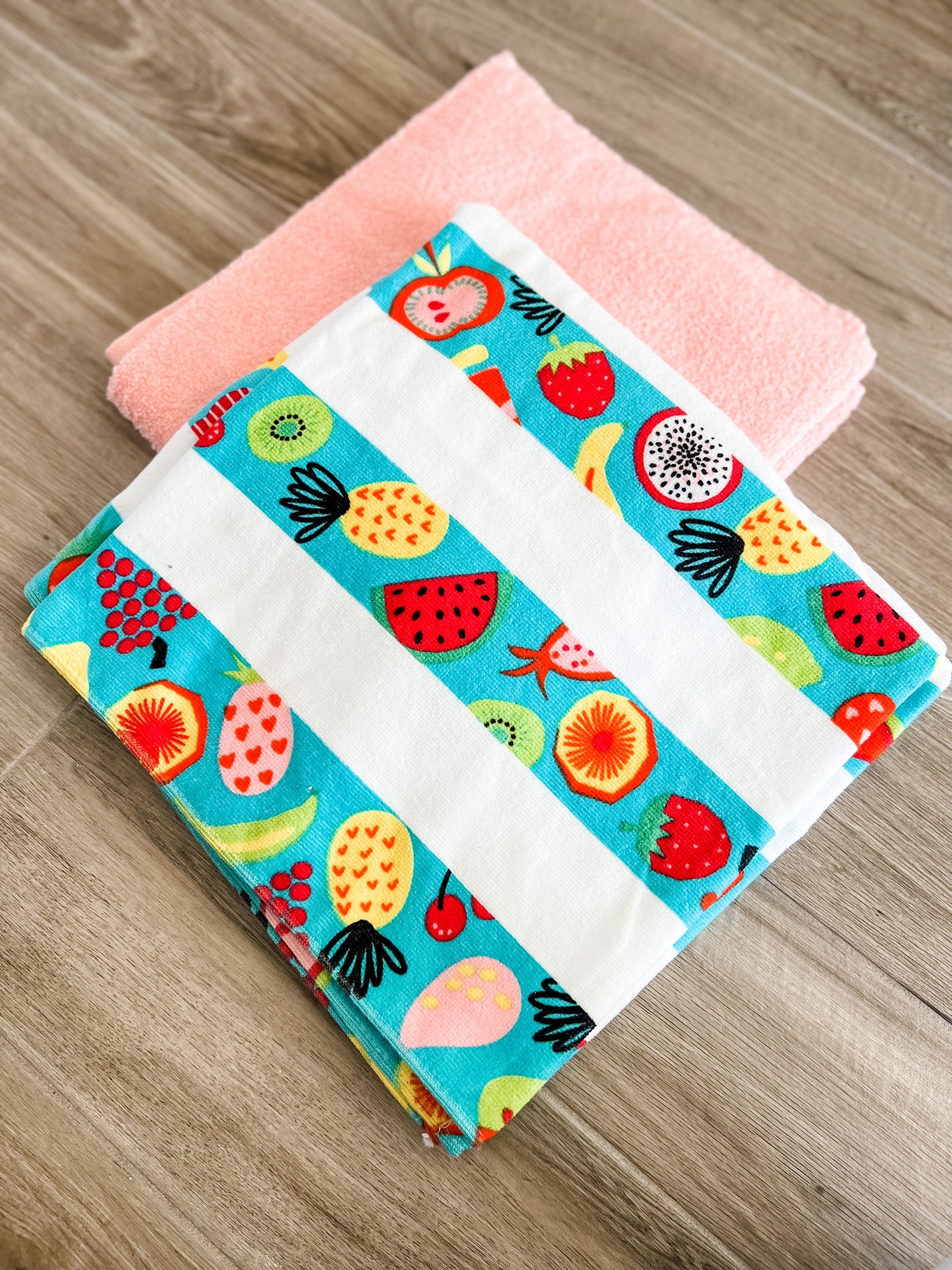 Fruit Stripe Towel Pants