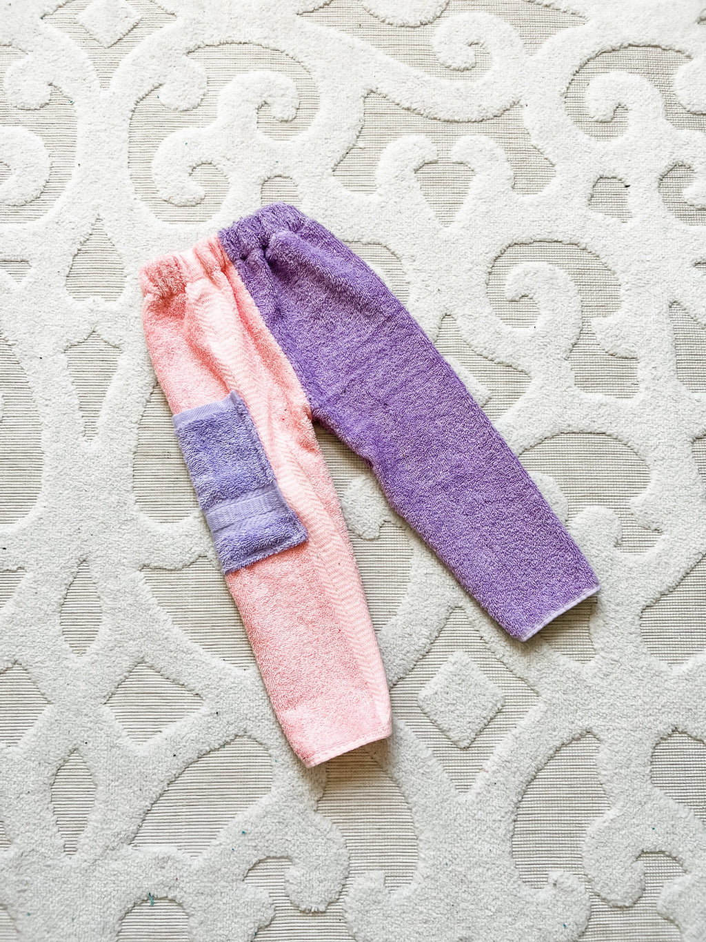 Just Pink and Purple Towel Pants