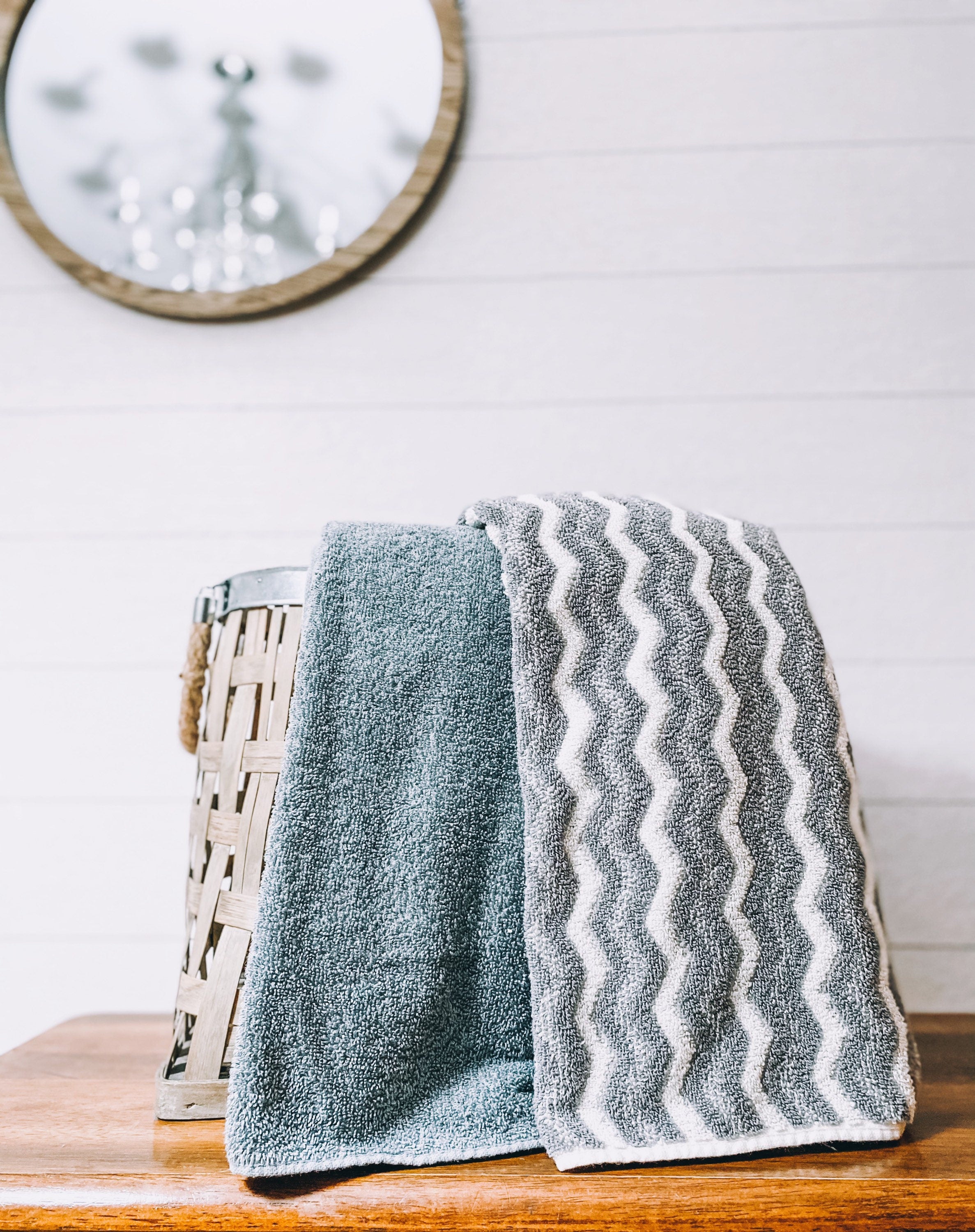 Grey Chevron Towel Pants