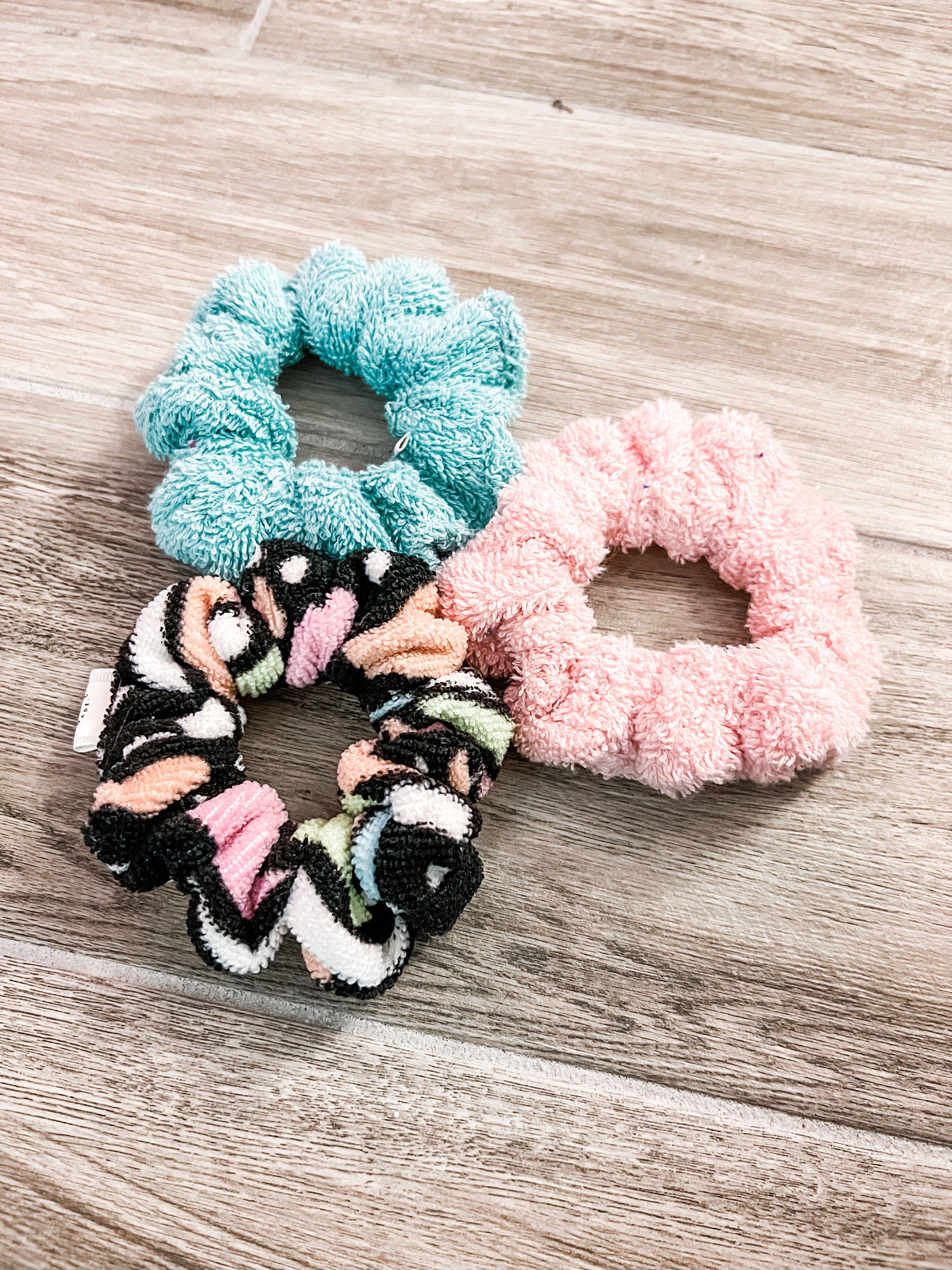Butterfly Wing 3PC Towel Scrunchie Pack