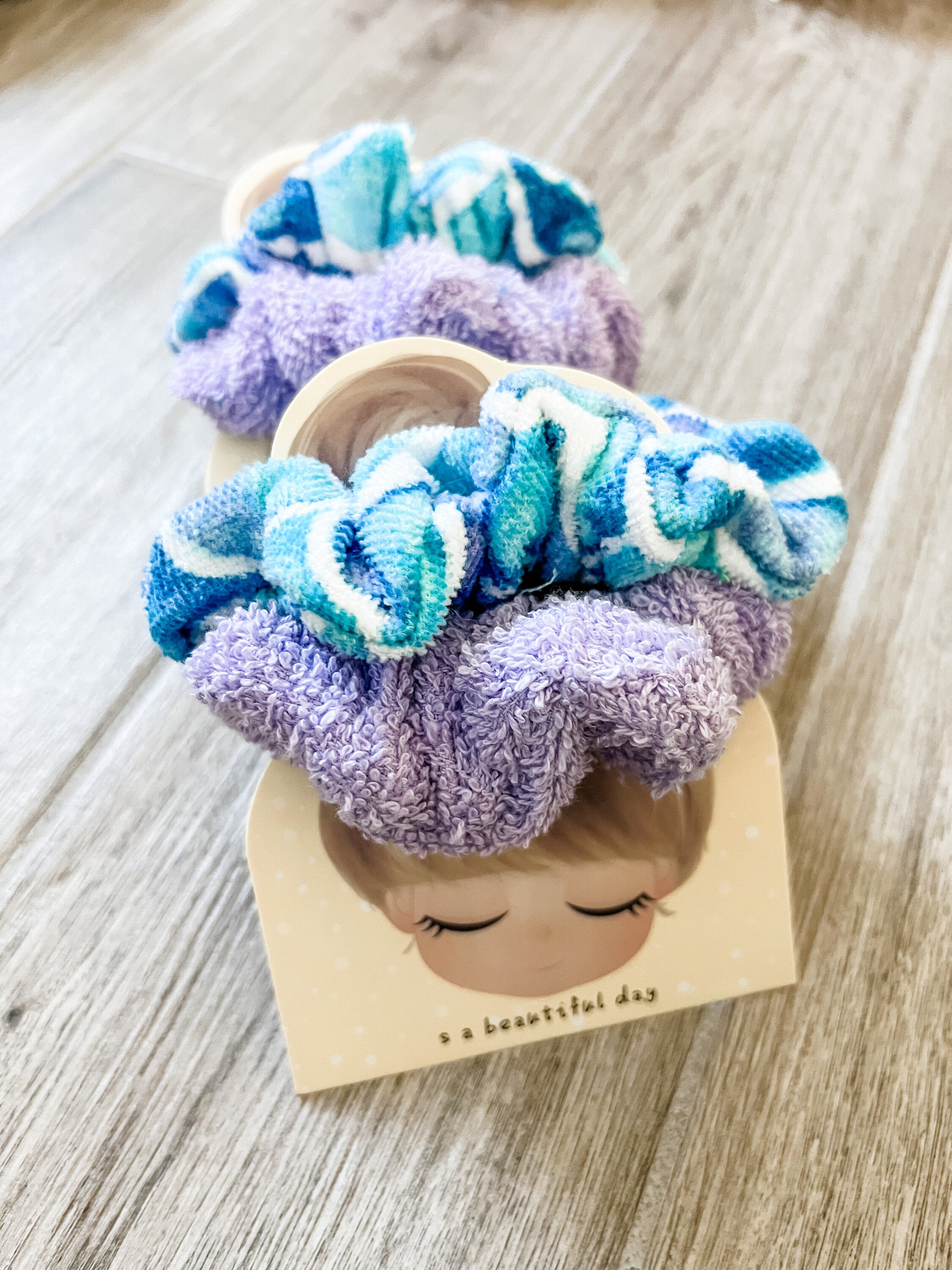 Mermaid 2PCS Towel Scrunchie Pack
