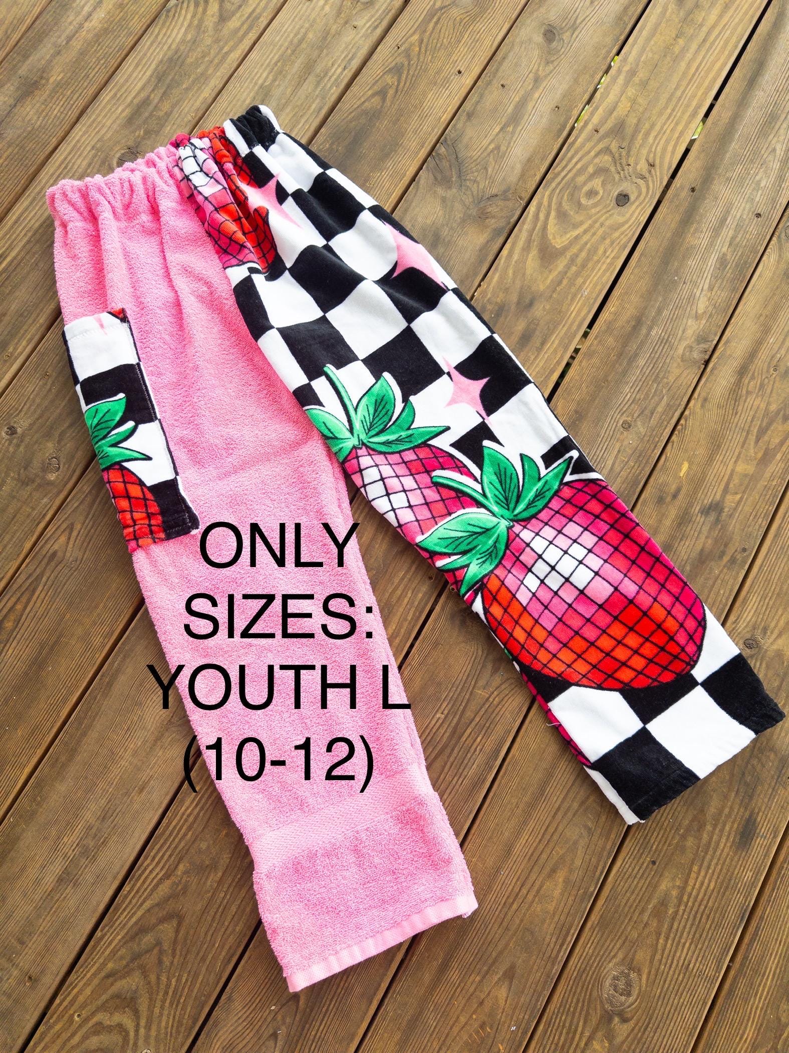 Strawberry Disco Towel Pants