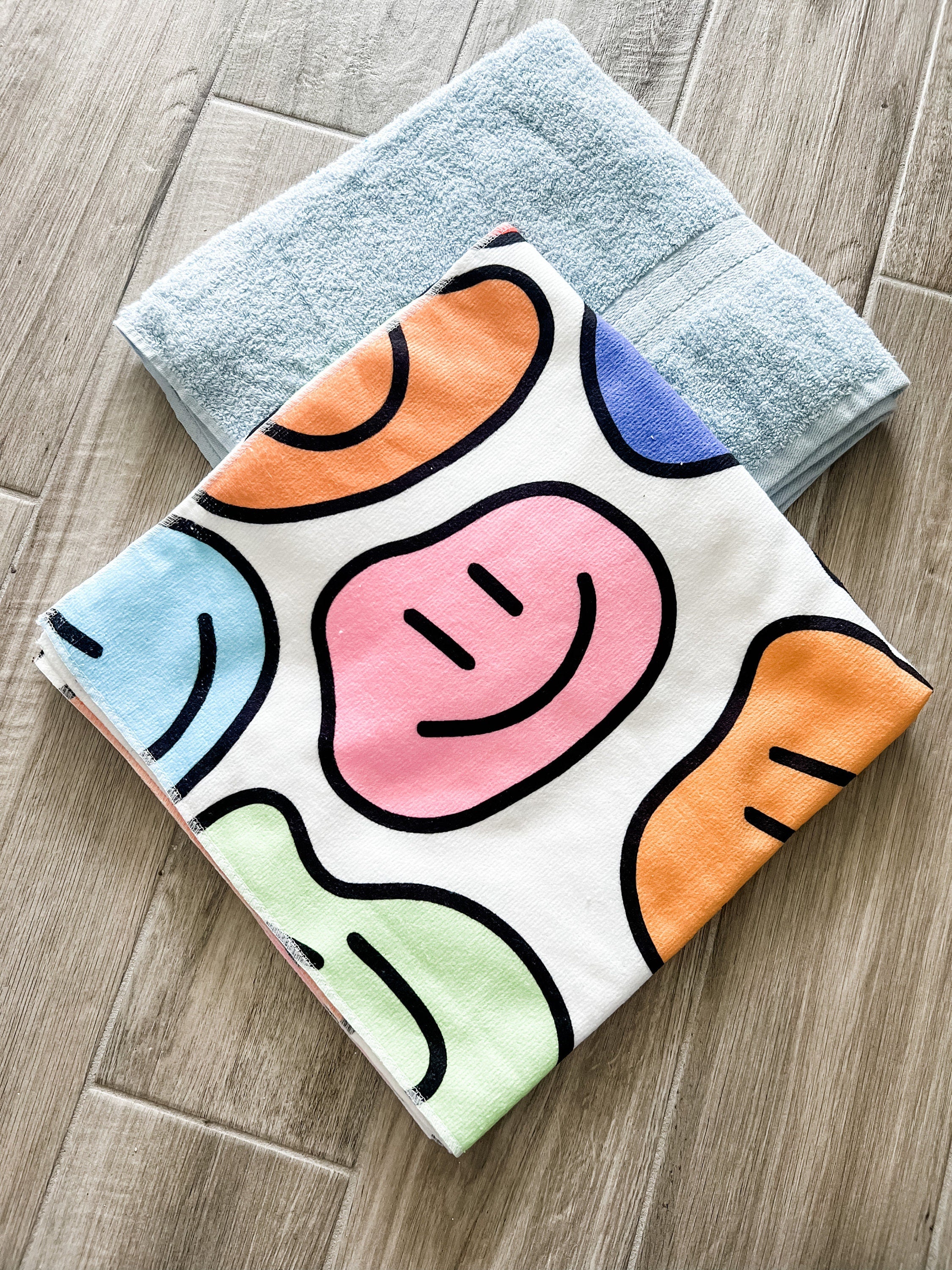 Strange Smileys Microfiber Towel Pants