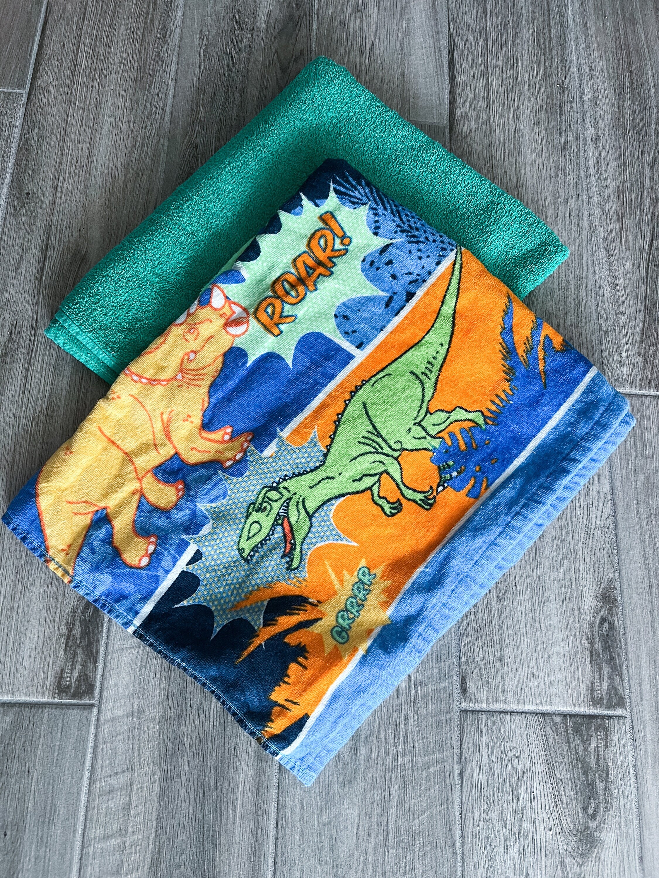 Comic Dino Towel Pants