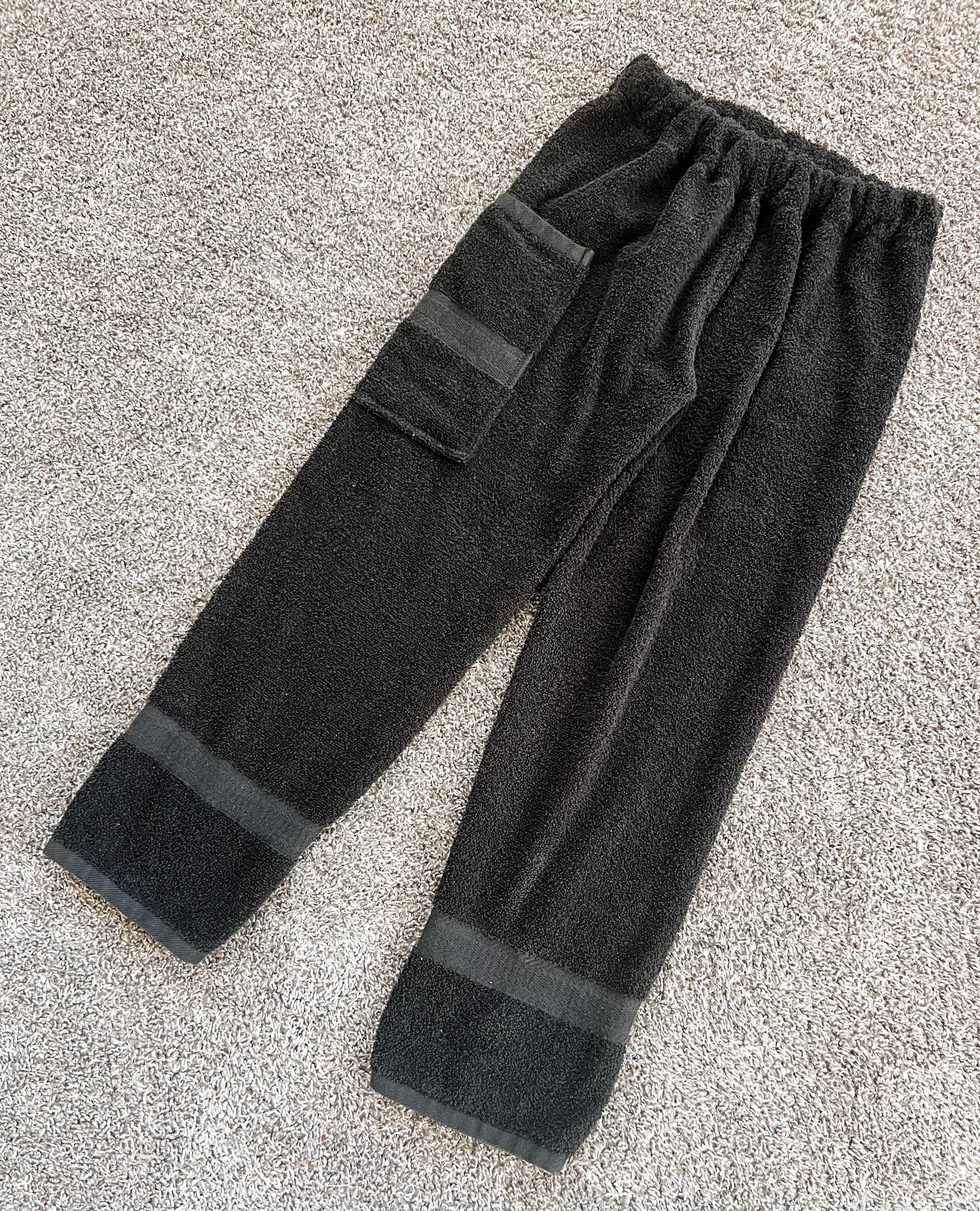 Just Black Towel Pants