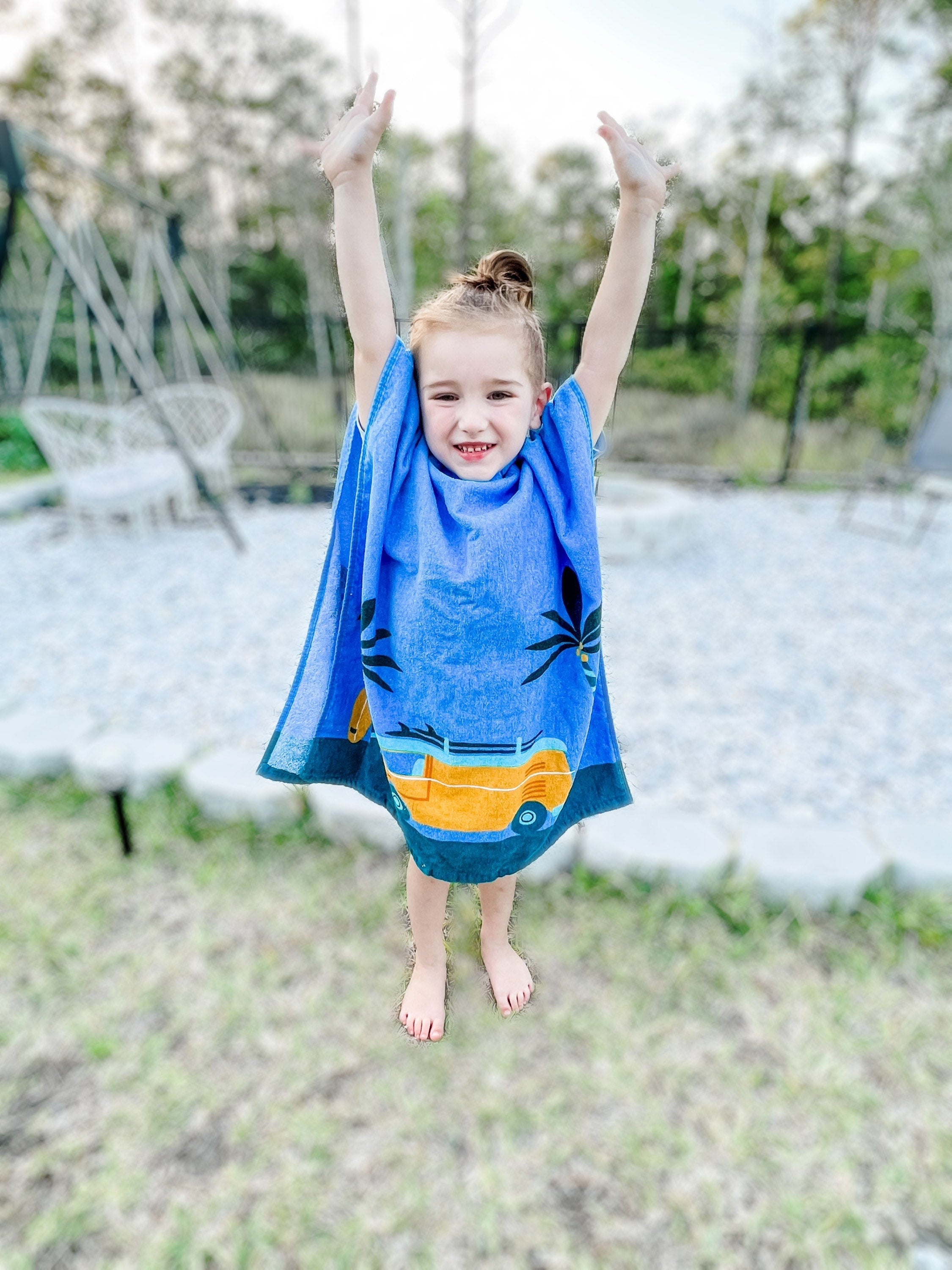 Happy Camper Towel Poncho