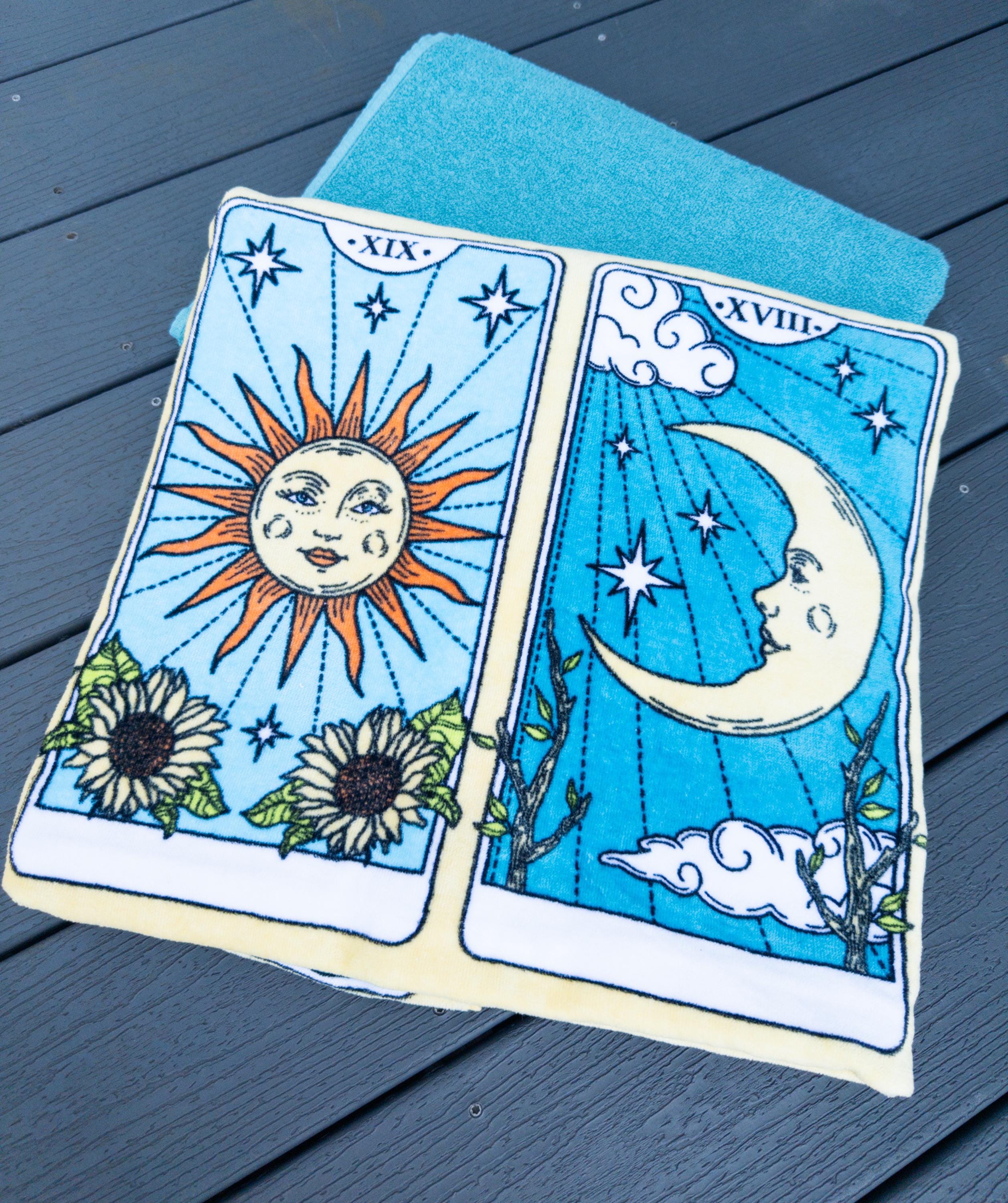 Tarot Sun and Moon Towel Pants
