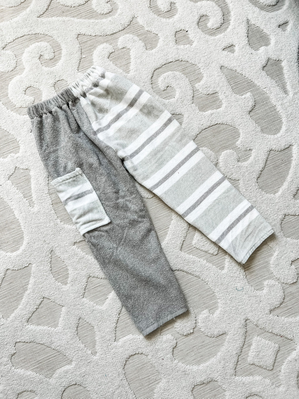 Grey Lines Towel Pants
