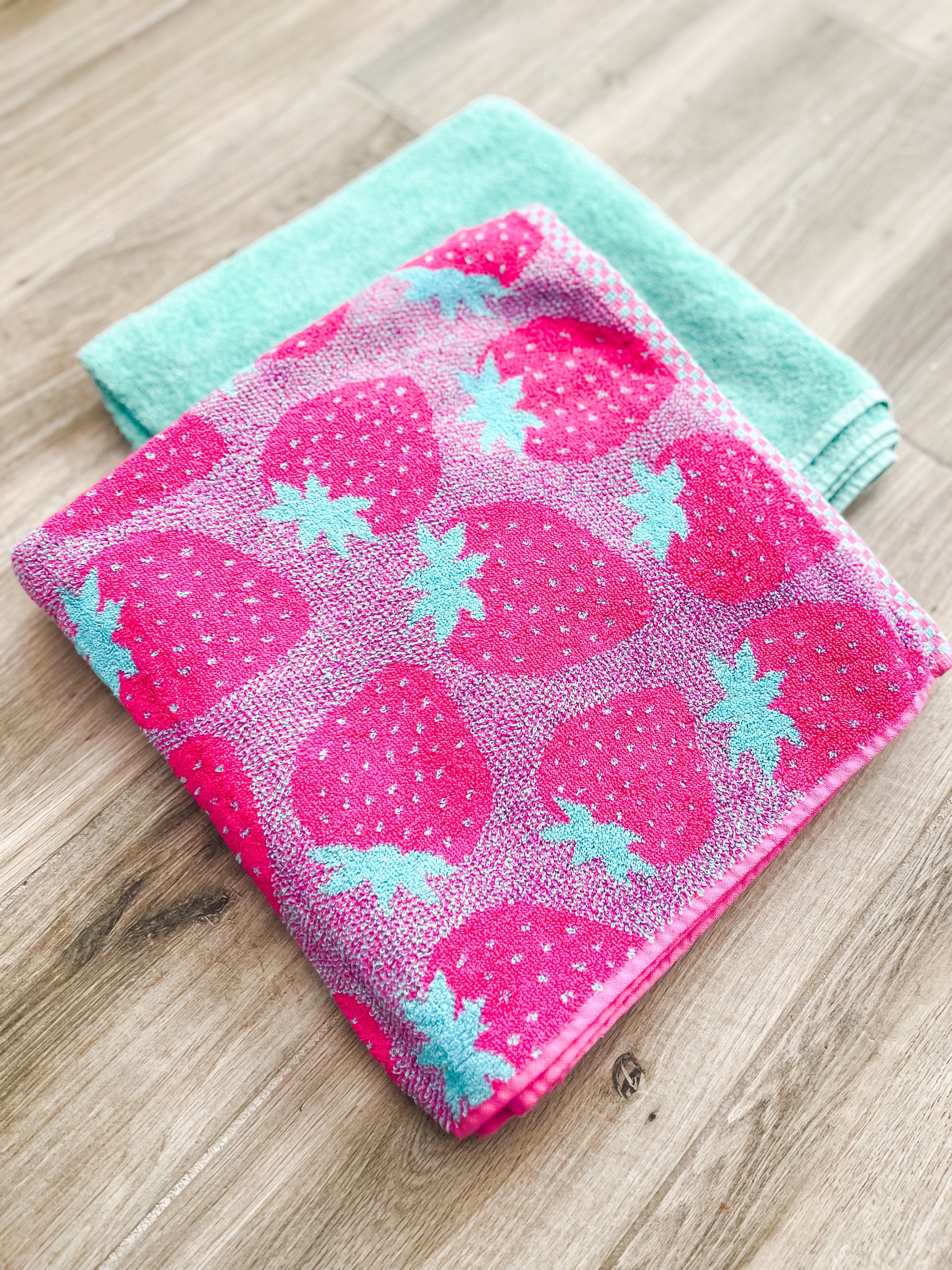 Summer Strawberries Towel Pants