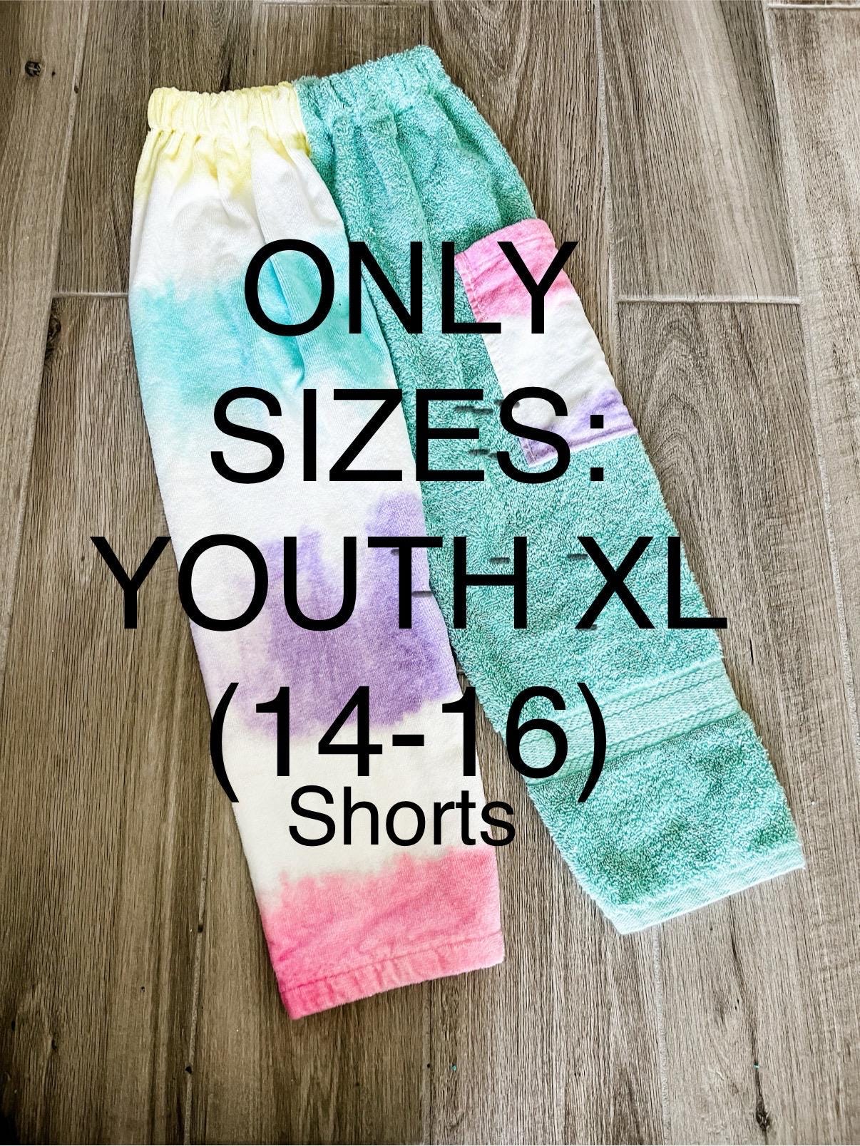 Colorful Ombré Stripes Towel Pants