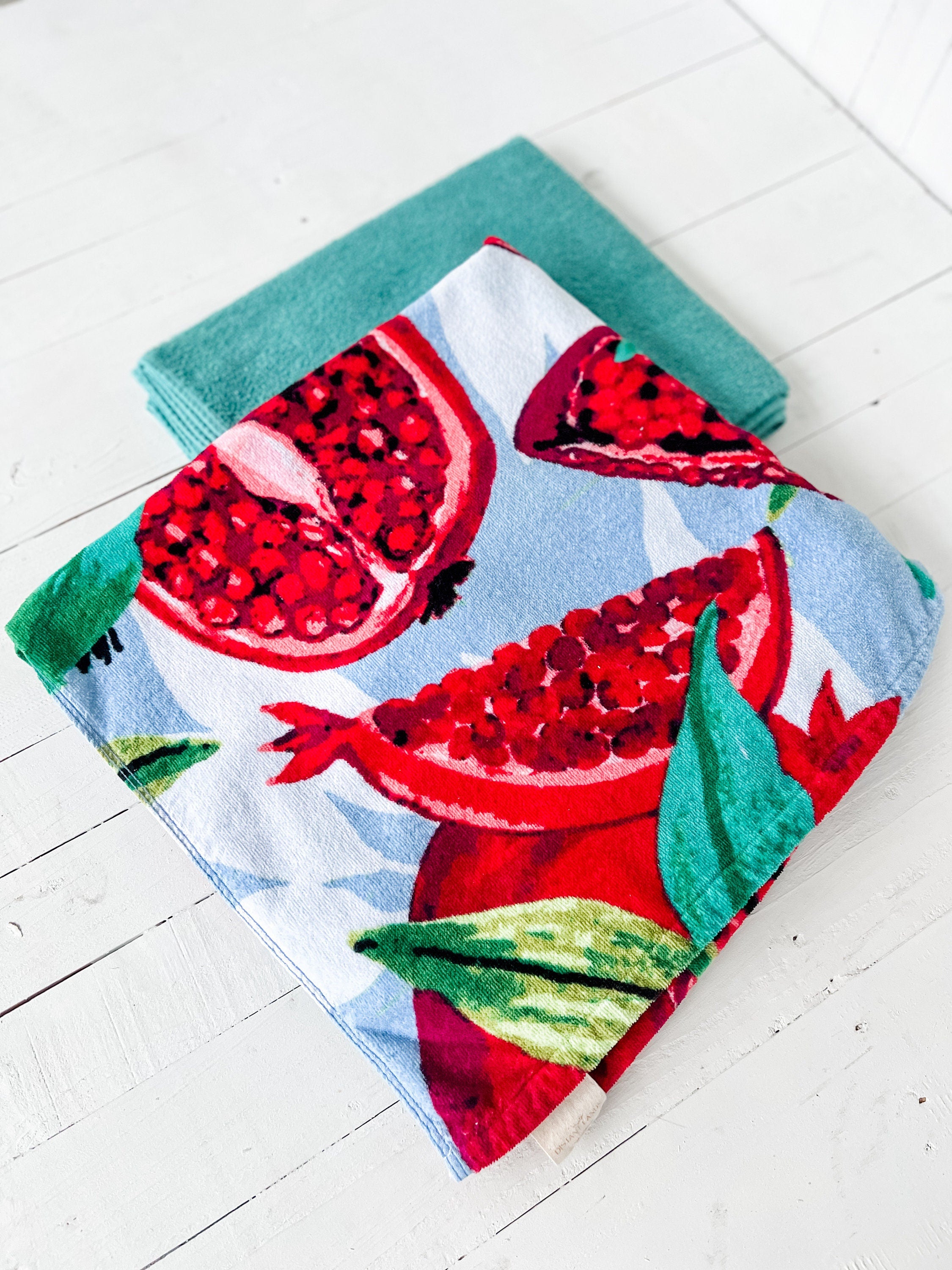 Pomegranate Towel Pants