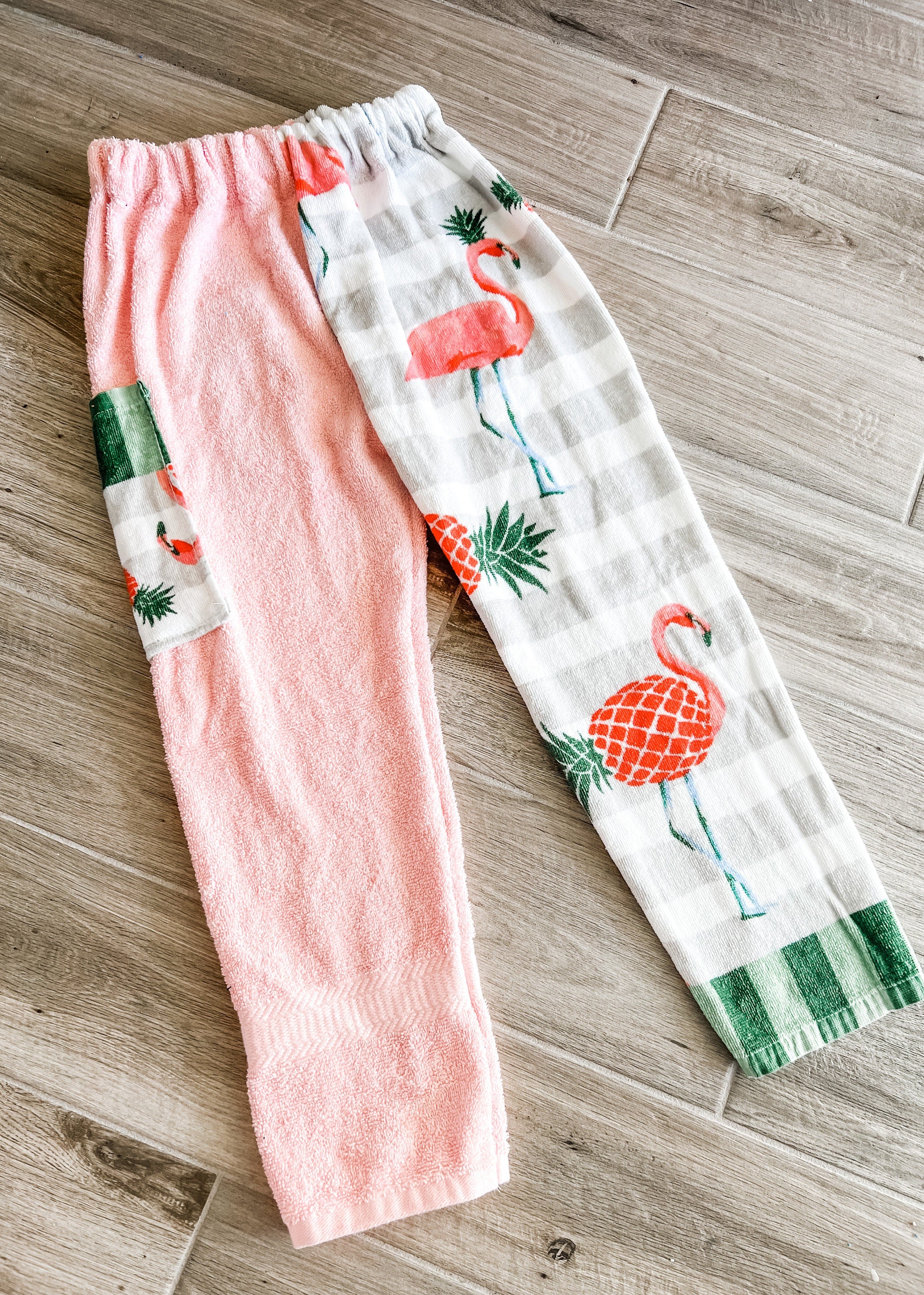 Pineapple Flamingo Towel Pants