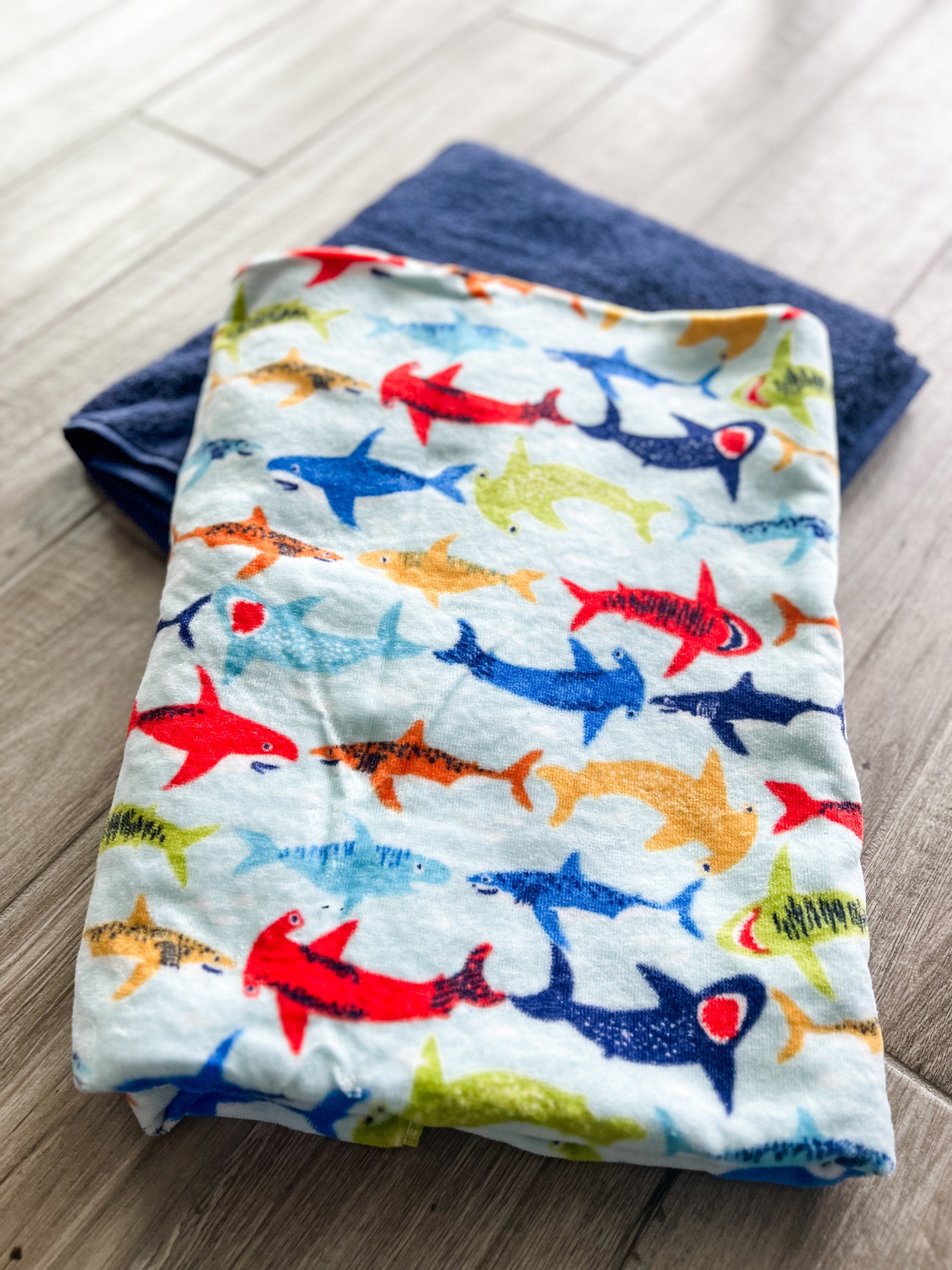 Rainbow Shark Towel Pants
