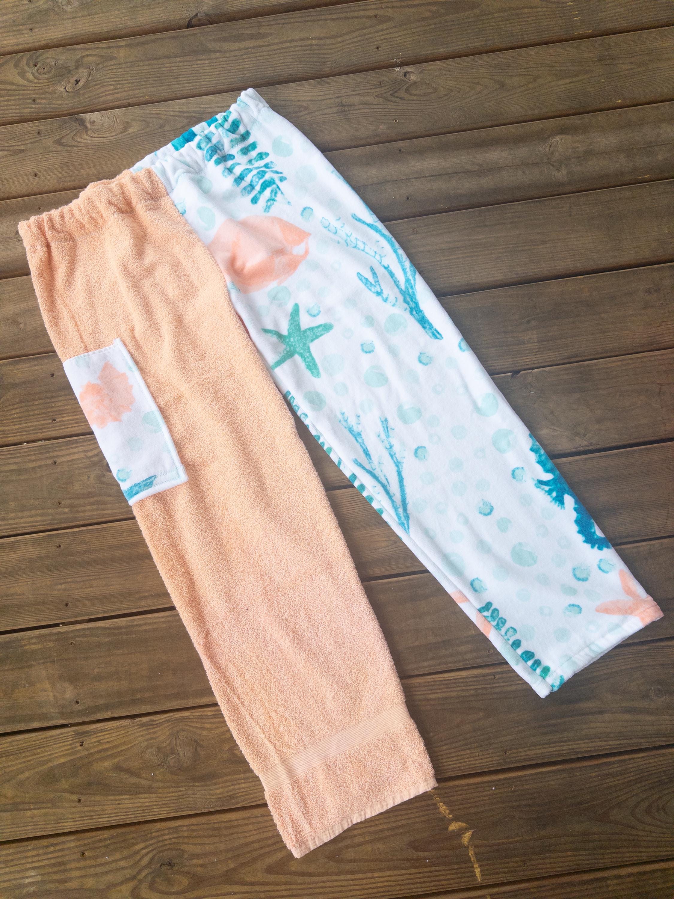 Bubbles Under the Sea Towel Pants